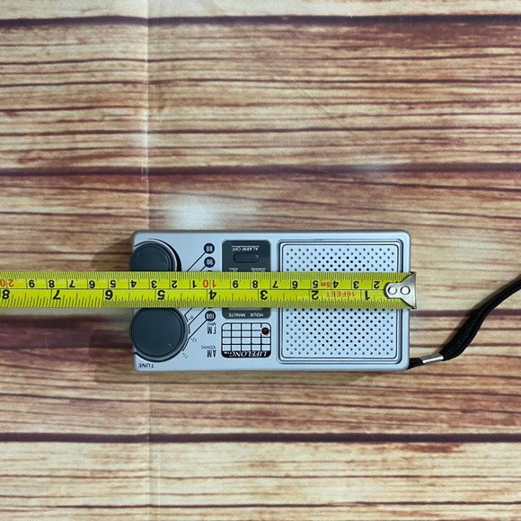 Lifelong AM/FM Portable Pocket Size Radio with LCD Alarm Clock Model-845 - Picture 10 of 14